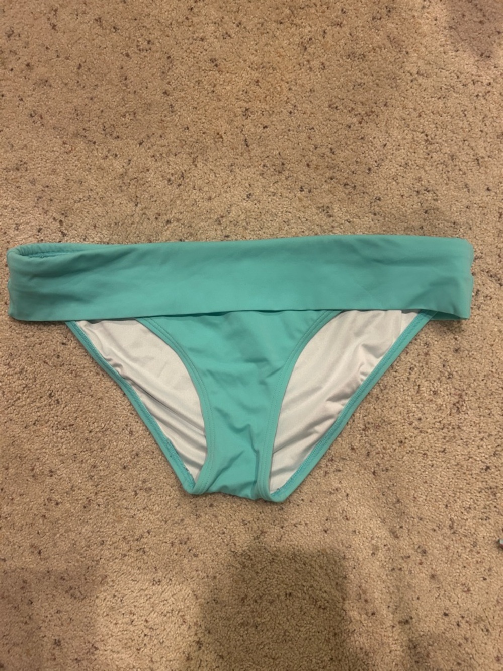 Victoria's Secret Fold-Over Bikini Bottom - Aqua Teal